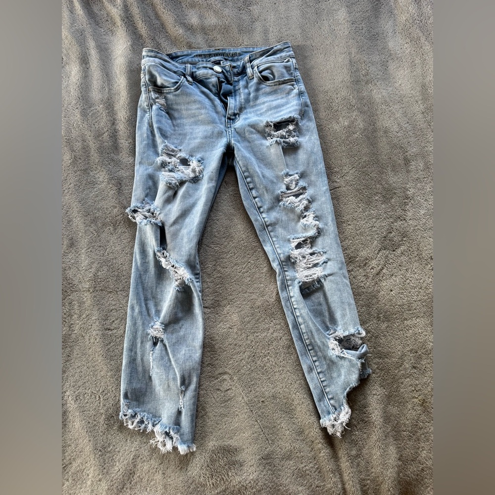 American Eagle Outfitters Blue Skinny Jeans